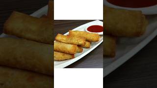 Easy amp Crispy Veg Spring Roll Recipe  Perfect Snack food short recipe [upl. by Obadiah]