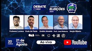 Debate  Eleições 2024 Carapicuíba  Rádio New Life FM  🔴 AO VIVO [upl. by Nahttam]