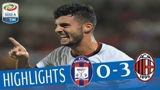 Crotone  Milan  03  Highlights  Giornata 1  Serie A TIM 201718 [upl. by Trainor]