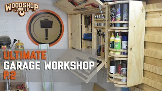 Maximizing Garage Workshop Storage  Spray Paint and Chemical Cans [upl. by Airamesor]