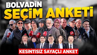 BOLVADİN KESİNTİSİZ ANKET ⎮Belediye Başkanı Kim Olsun⎮SAYAÇLI SEÇİM ANKETİ [upl. by Onnem]