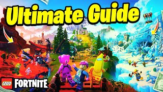 ULTIMATE Guide to LEGO FORTNITE  All Upgrades Walkthrough Tutorial [upl. by Lledrev]