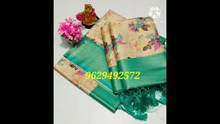 PREMIUM DIGITAL FLORAL SOFTY SAREES [upl. by Suivatnad]