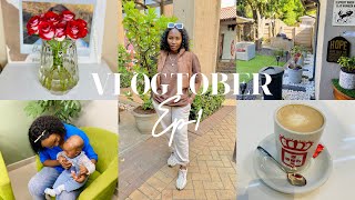 Vlogtober ep1 Picking up the pieces  Clicks and Dischem haul  Coffee date  event preps  Bplug [upl. by Klecka]