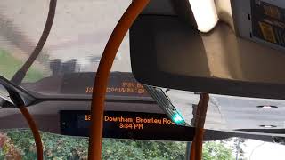 136 to Downham Bromley Road Short Journey [upl. by Rockey136]