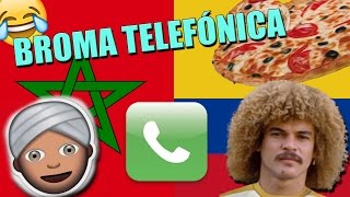 UN COLOMBIANO Y UN MARROQUÍ PIDIENDO PIZZA  BROMA TELEFÓNICA [upl. by Akkimat449]