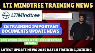 LTI Mindtree training process documents Lti Mindtree onboarding update news [upl. by Bennie]