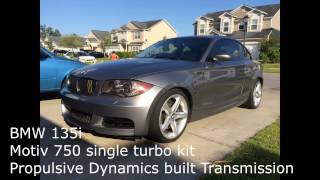 BMW 135i Motiv 750 single turbo [upl. by Simonsen114]