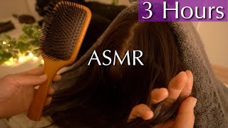 3 Hours of Soothing Hair Brushing for Stress Relief Deep Sleep  No Talking [upl. by Morgun]