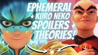 ADRIEN WILL BE AKUMATIZED   NEW MIRACULOUS LADYBUG EPHEMERAL  KURO NEKO SPOILERS  THEORIES  🐞✨ [upl. by Aiynat]