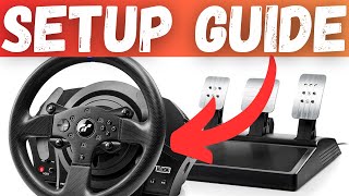 How To Setup Thrustmaster Wheel On PC  Easy And Quick Guide [upl. by Camarata]