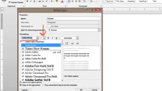 Change Default Formatting Microsoft Word 2013 [upl. by Alvita]