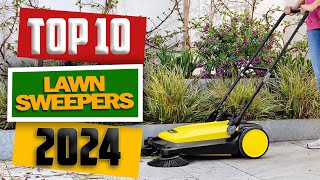 Top 10 Best Lawn Sweepers of 2024 [upl. by Nayr]