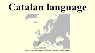 Catalan language [upl. by Ahseined]