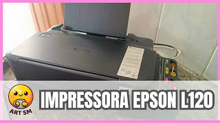 Impressora Epson Ecotank L120 VALE A PENA PARA SUBLIMAÇÃO [upl. by Fen412]