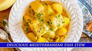 Mediterranean Fish Stew with Aioli  French Bourride Recipe [upl. by Georglana]