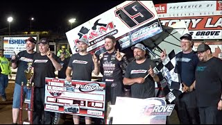 BRENT MARKS ▪ Williams Grove Speedway ▪ VICTORY LANE ▪ 42123 [upl. by Felton]