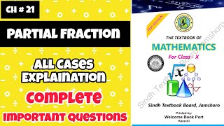 Partial Fraction  All Cases Explained  How to Apply Partial Fraction [upl. by Oirifrop]