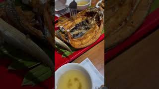 Popular Crispy Fried Milkfish amp Crispy Tawilis with Hot Sauce asmr satisfying short [upl. by Letty]