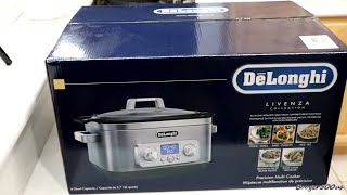 DELONGHI LIVENZA ALLINONE MULTICOOKER 6 QUART unboxing [upl. by Mirisola]