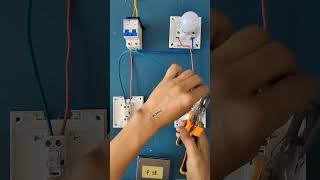 Light switch wiring method Switch control socket connection method [upl. by Anelac613]