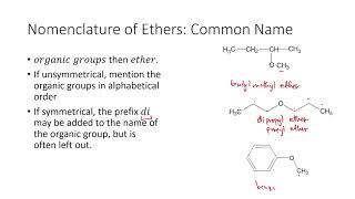 Organic Derivatives of Water Ethers  Organic Chemistry [upl. by Arykat]