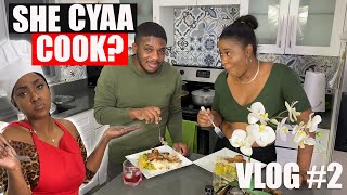 Yanique Curvy Diva Cooks w CPJ Jack Daniels For The Fix  Vlog 2  quotCurvy Cyaa Cookquot [upl. by Hudson627]