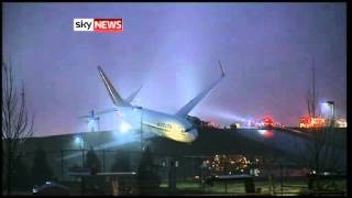 Atlanta Delta Plane Crashes After Rolling Off Runway [upl. by Salter]