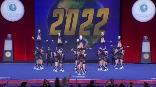 Vancouver All Stars  BlackOut in Finals at The Cheerleading Worlds 2022 [upl. by Aicinod]