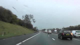 Driving On The M6 Motorway From Sandbach Services To J17 Sandbach Cheshire East England [upl. by Nord]