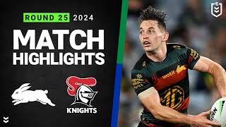 NRL 2024  Rabbitohs v Knights  Match Highlights [upl. by Salsbury293]