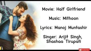 Phir bhi tumko chahunga lyrics with eng TRAnslation [upl. by Anceline110]