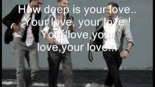 How Deep Is Your Love  Akcent with lyrics [upl. by Atinele]