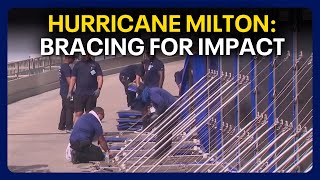 Florida residents brace for Hurricane Milton [upl. by Annahsohs502]