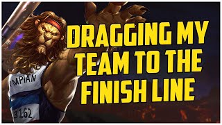 DRAGGING MY TEAM TO THE FINISH LINE  S11 SMITE RANKED ANHUR [upl. by Skelly]