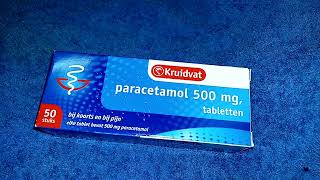 i Kruidvat Парацетамол обезболивающее жаропонижающее 500mg Paracetamol analgesic antipyretic 202205 [upl. by Koorb]