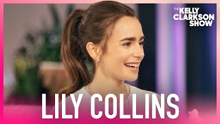 Lily Collins Lost Her British Accent Thanks To Disney Movies [upl. by Schoenfelder]