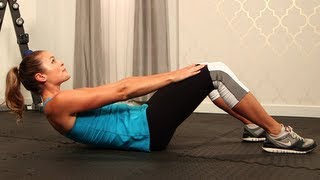 How to Do a Crunch Correctly Ab Exercise Fit How To [upl. by Landrum131]