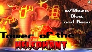 Wizard101 Tower of the Helephant Full Dungeon [upl. by Eralcyram]