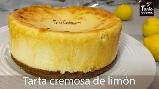 Tarta cremosa de LIMÓN rápida y fácil  Lemon cake  Tonio Cocina 220 [upl. by Brag]