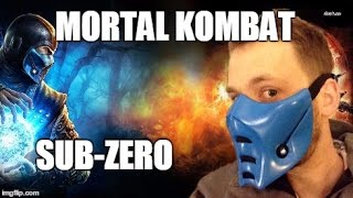 Mortal Kombat Sub Zero Pepakura Mask [upl. by Lesser370]