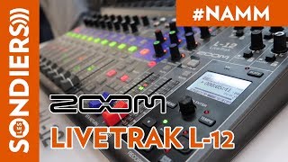 NAMM 2018 ZOOM LIVETRAK L12  MIXING CONSOLE AND AUDIO INTERFACE VOSTFR [upl. by Siward]