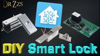 25 DIY quotSmartquot Door Locks  ElectroMagnet  Sonoff  Tasmota [upl. by Reddin]