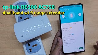 tplink re200 ac750 wifi range extender setup [upl. by Genna]