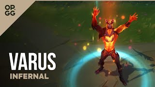 All Empyrean Varus Chromas League of Legends [upl. by Anirdna]