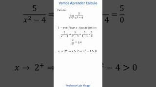 LIMITES INFINITOprofessorluizmaggi [upl. by Marcia]