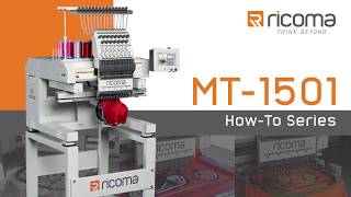 Ricoma MT1501 How To Flat Embroidery How to Hoop and Attach Your Sash Frame [upl. by Cassidy]