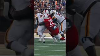 Maurice Strong Jr SACK 🏈💪🏾💪🏾🐆  South Alabama southalabama sack sunbelt collegefootball [upl. by Ellebyam161]