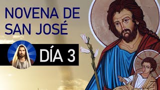 DÍA 3  Novena de San José Pidiendo por el Trabajo [upl. by Ferrand]