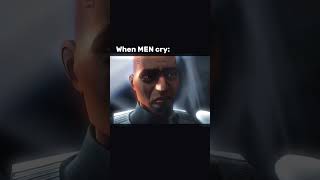 When REAL men cry starwarsclonewars starwars edit viralvideo [upl. by Nifled]